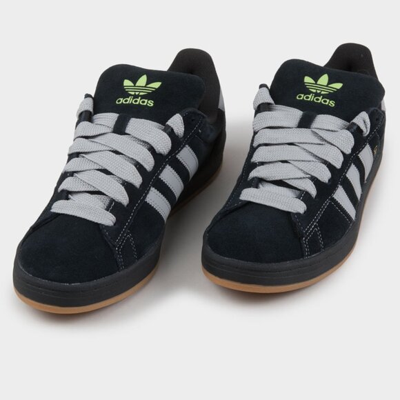 Unisex W 8 M 7 ADIDAS Campus 90s ADV Shoes Black Suede Extra Laces Box Included - Picture 1 of 7